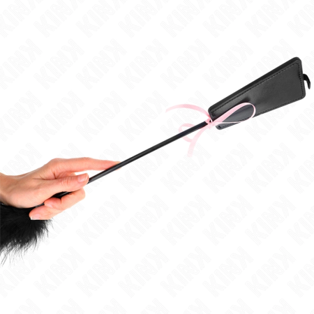 KINK Feather Sensory Teaser with Pink Ribbon Bow 49cm