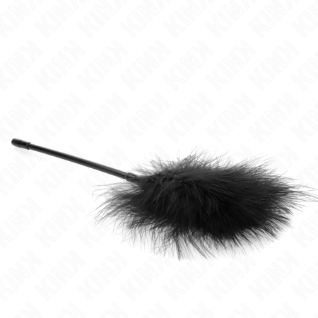 KINK Black Feather Sensory Wand 27 cm - Elegant Teasing Accessory