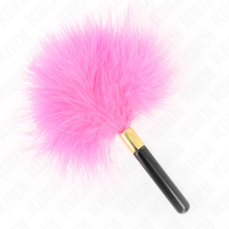 KINK Fuchsia Gold Feather Teaser 18cm - Elegant Sensory Accessory
