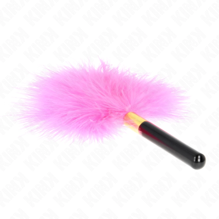 KINK Fuchsia Gold Feather Teaser 18cm - Elegant Sensory Accessory