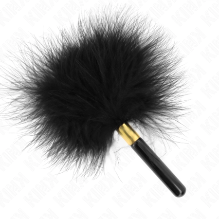 KINK Black Gold Metal Feather Teaser - 18 cm Sensory Accessory