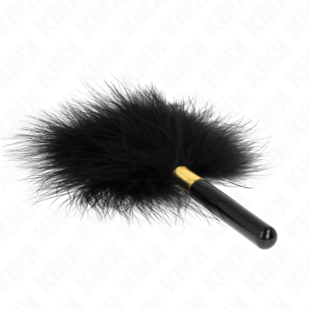 KINK Black Gold Metal Feather Teaser - 18 cm Sensory Accessory