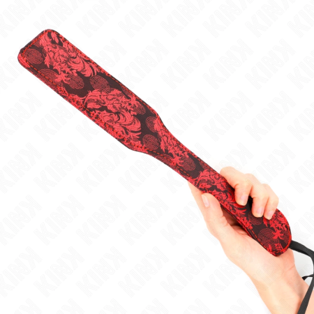KINK Scandal Design Paddle 32cm x 5.4cm - Durable Leather Impact Tool