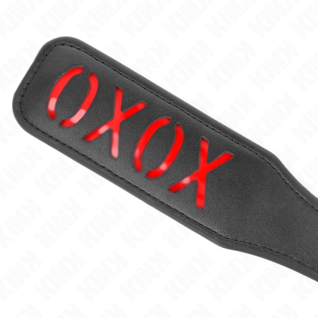 KINK XOXO Impact Paddle 32x6 cm - Durable Vegan Leather, Round Edges