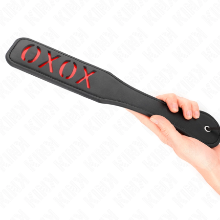 KINK XOXO Impact Paddle 32x6 cm - Durable Vegan Leather, Round Edges