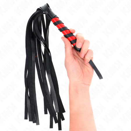 KINK Short Handle Whip 45cm - Classic Black, Ergonomic Grip