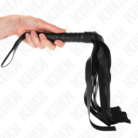 KINK Black Wide Tail Impact Whip 48.5 cm - Durable Synthetic Material