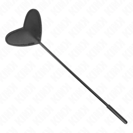 KINK Black Heart-Shaped Paddle 33x10 cm - Elegant Impact Tool