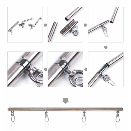 OHMAMA Restraint Bar 4 Hooks 63.5cm - Premium Metal System