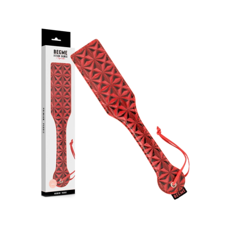 BEGME Red Edition Vegan Leather Impact Paddle - Durable & Stylish Design