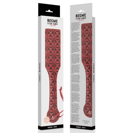 BEGME Red Edition Vegan Leather Impact Paddle - Durable & Stylish Design