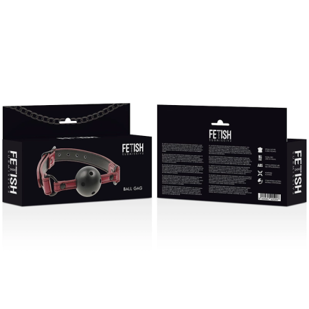 Fetish Submissive Dark Room Adjustable Vegan Leather Breathable Gag