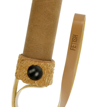 Fetish Submissive Origen Vegan Leather Impact Whip 28cm Black