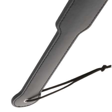Darkness Black Fetish Paddle 34x5cm - Modern PU Leather Impact Tool