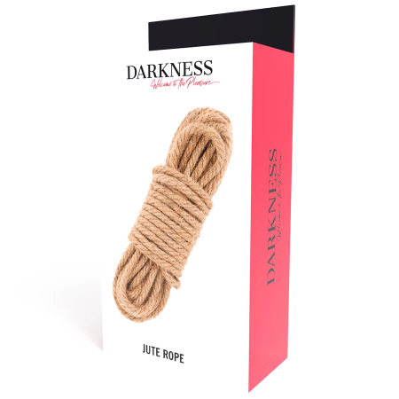 Darkness Japanese Jute Rope 5m - Natural Fiber Bondage Cord