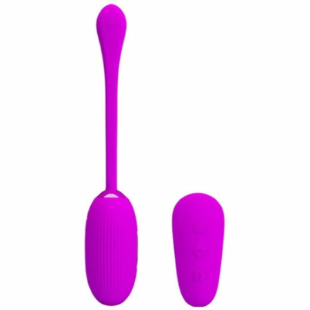 Pretty Love Shock Fun Rechargeable Vibrating Egg with Electro Impulse, Lilac