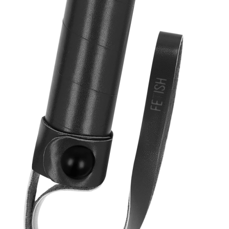 Fetish Submissive Vegan Leather Riding Crop 28cm - Durable Neoprene Handle