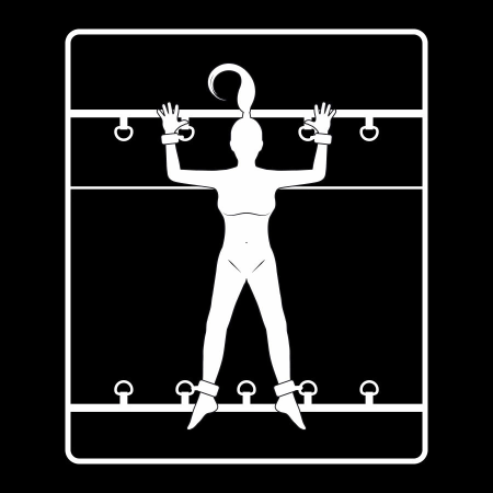 Fetish Submissive Luxury Bed Restraint Set Neoprene Lining Adjustable