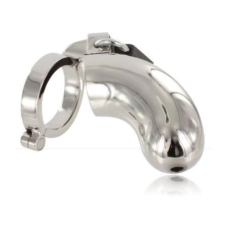 METAL HARD BRIG Stainless Steel Secure Chastity System 40/45/50mm Rings
