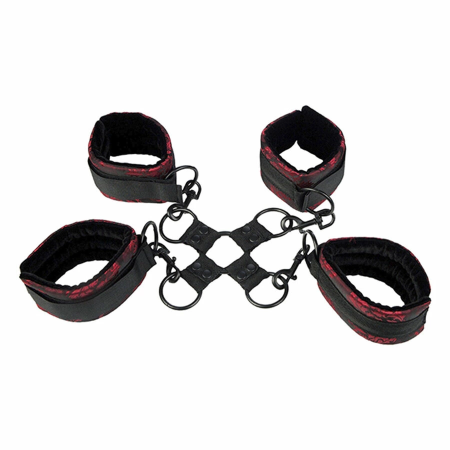 CalExotics Scandal Hog Tie - Adjustable Restraint System, Red & Black, 30.5 cm