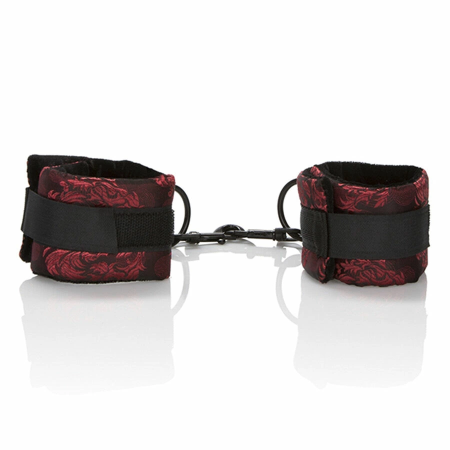 CalExotics Scandal Universal Cuff Set Red & Black Adjustable 35.3cm