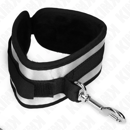 KINK Neoprene Wrist Cuffs Grey 23x5cm - Adjustable, Comfortable Restraint