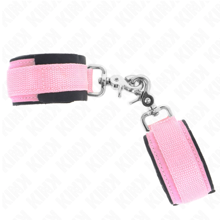 KINK Adjustable Neoprene Wrist Restraints Pink 22-34 cm Ergonomic Fit