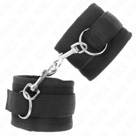 KINK Nylon Adjustable Wrist Restraints Black Model 2 - 18-35cm x 6cm