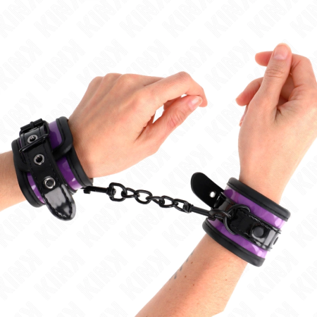 KINK Neoprene Adjustable Wrist Restraints Light Purple 21-28cm x 5cm