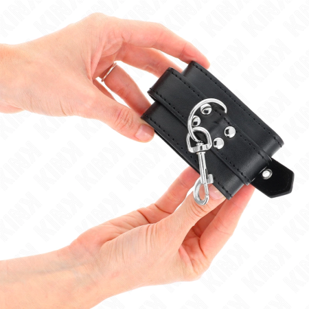 KINK Wrist Restraints with Studs 35x6 cm - Adjustable Leather Cuffs