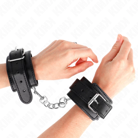 KINK Adjustable Wrist Restraints Black 21-33 cm Comfort Fit System