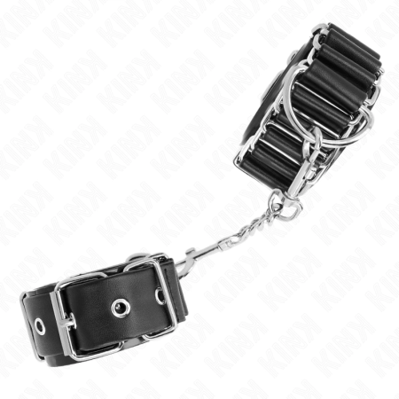KINK Hinge-Like Adjustable Black Wrist Restraints 16-22 cm x 3.5 cm