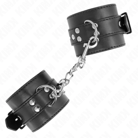 KINK Wrist Restraints Black Adjustable 17-28 cm x 6 cm Ergonomic Design