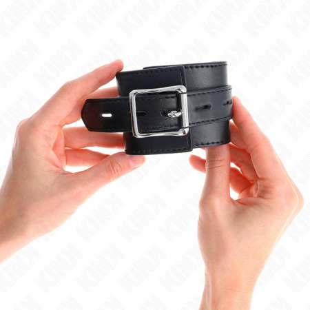 KINK Wrist Restraints Black Adjustable 17-28 cm x 6 cm Ergonomic Design