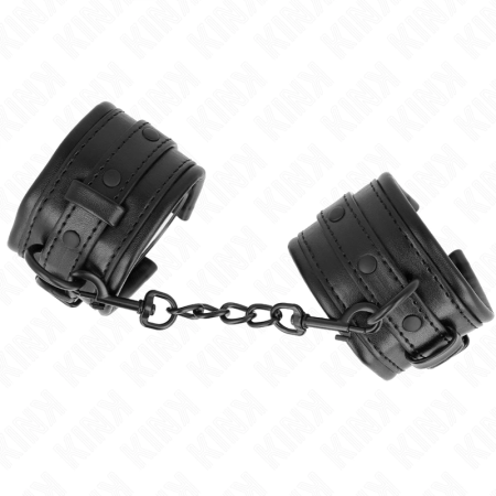 KINK Adjustable Wrist Restraints Black 20-30 cm x 6 cm Comfort Fit
