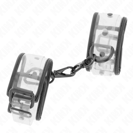 KINK Clear Adjustable Wrist Restraints 18-30 cm x 5.5 cm Transparent Design