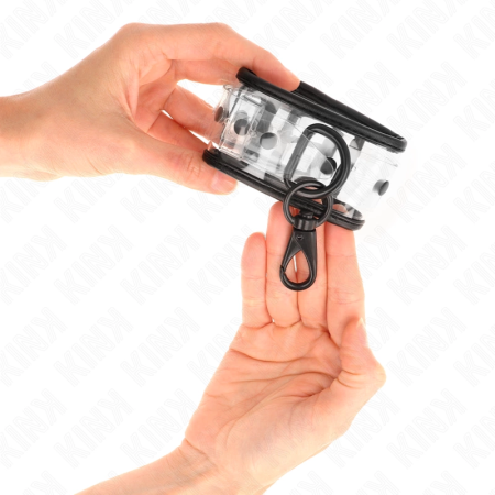 KINK Clear Adjustable Wrist Restraints 18-30 cm x 5.5 cm Transparent Design