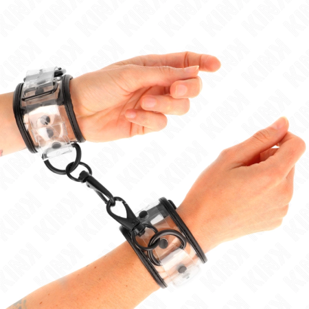 KINK Clear Adjustable Wrist Restraints 18-30 cm x 5.5 cm Transparent Design
