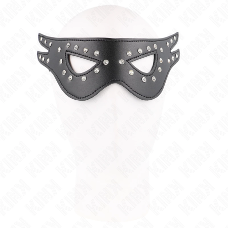 KINK Leatherette Eye Mask Model 2, Adjustable, 27x13cm, Black