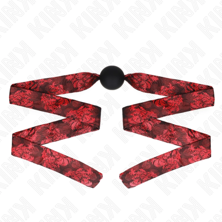 KINK Scandal Silicone Ball Gag 4.5 cm - Adjustable Comfort, Model 2