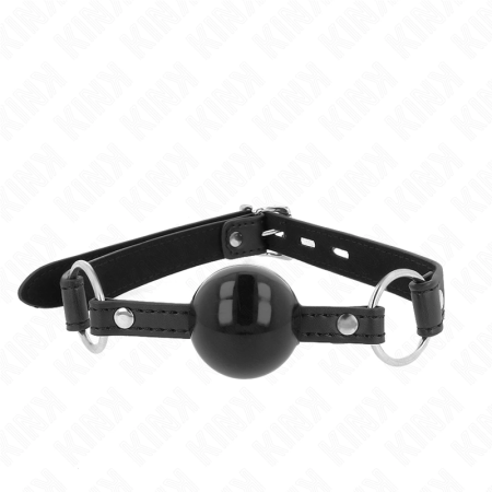 KINK TPE Ball Gag 4 cm with Black Lock - Adjustable 60x2 cm Strap