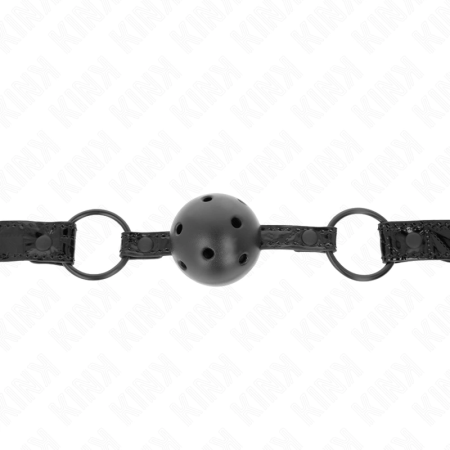 KINK Diamond Ball System 4.5 cm - Adjustable Silicone Gag, Black