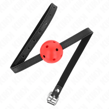 KINK Simplicity Red Breathable Silicone Ball Restriction 4.5cm Adjustable