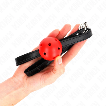 KINK Simplicity Red Breathable Silicone Ball Restriction 4.5cm Adjustable