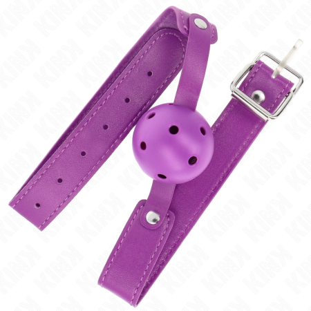 KINK Purple Breathable Ball System 4.5 cm - Adjustable Silicone Strap 65x2.5 cm