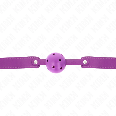 KINK Purple Breathable Ball System 4.5 cm - Adjustable Silicone Strap 65x2.5 cm