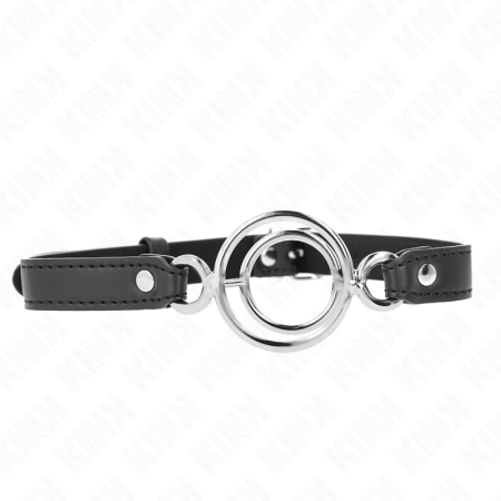 KINK Gag System Black - Adjustable Multi O-Rings, 63x2.5 cm, 5 cm Ring