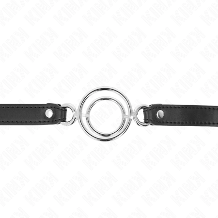 KINK Gag System Black - Adjustable Multi O-Rings, 63x2.5 cm, 5 cm Ring
