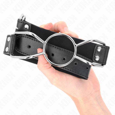 KINK Spider Mouth Gag Large 60x3 cm - Breathable Silicone System