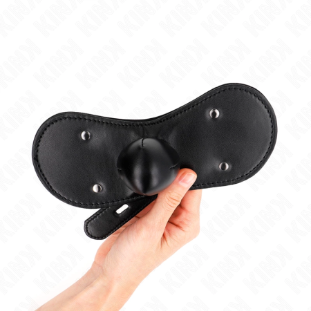 KINK Ball Gag Mouth Mask with Lock Adjustable 42-60cm - Secure Comfort Fit